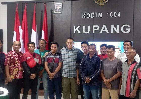 11 warga Trenggalek-Tulungagung bersama Kodim 1604/Kupang, Sumber : Istimewa