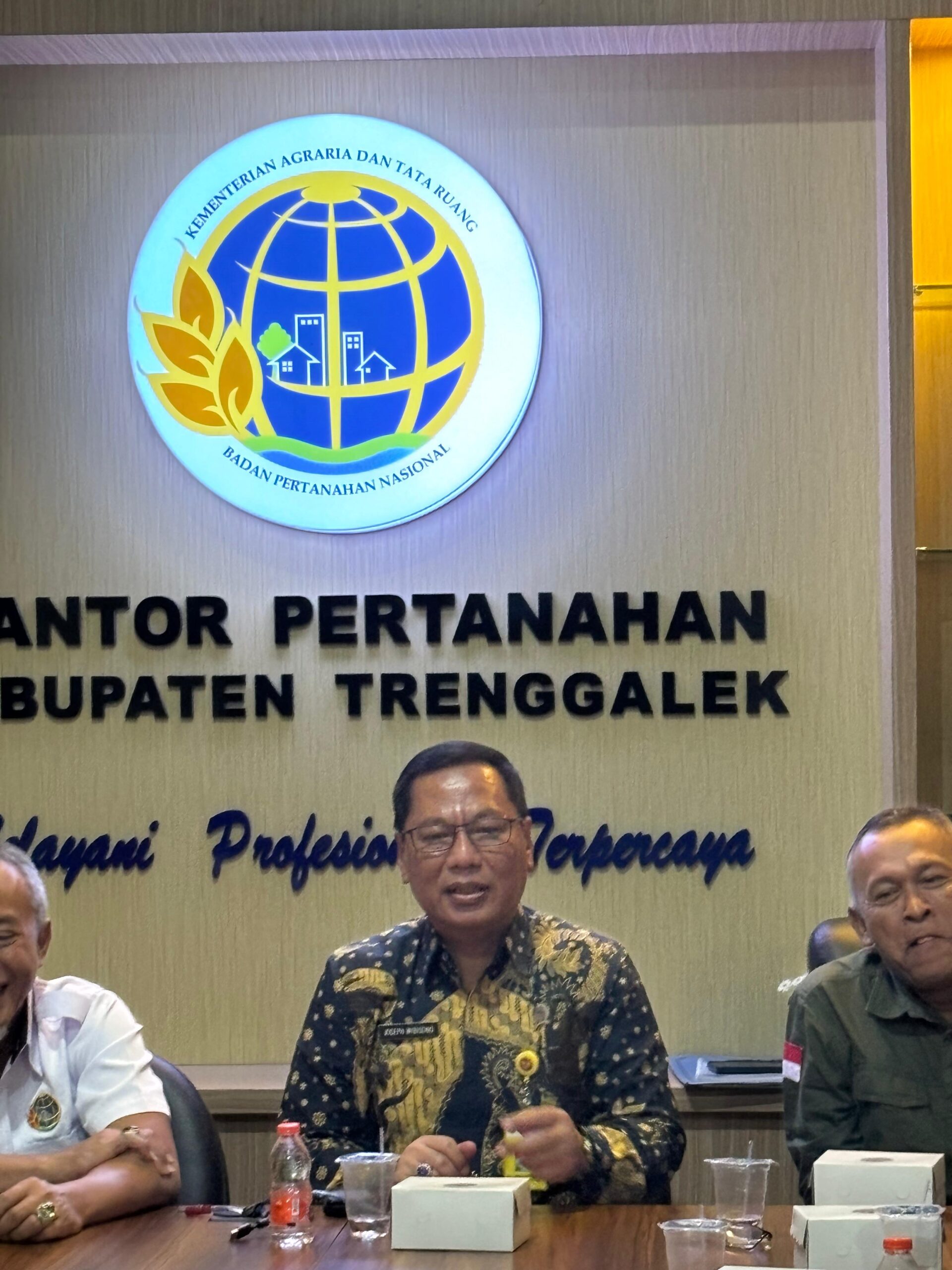 Kakantah Kabupaten Trenggalek : Mengoptimalkan fungsi tanah melalui Pendaftaran Bidang Tanah program PTSL