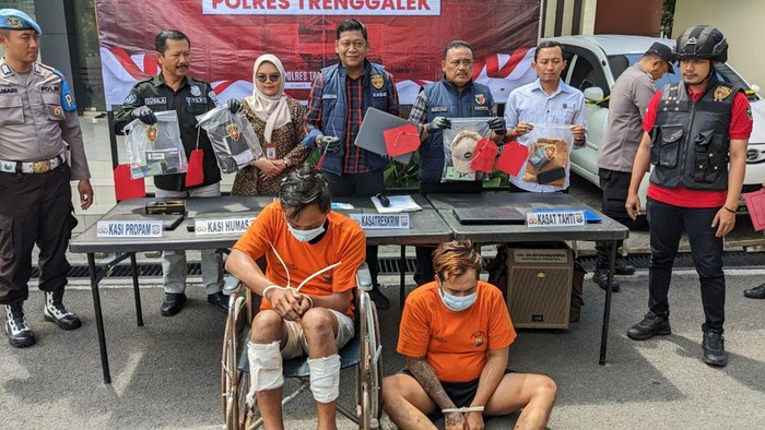 Nekat Bobol Rumah Polisi di Trenggalek, 2 Maling Ditangkap