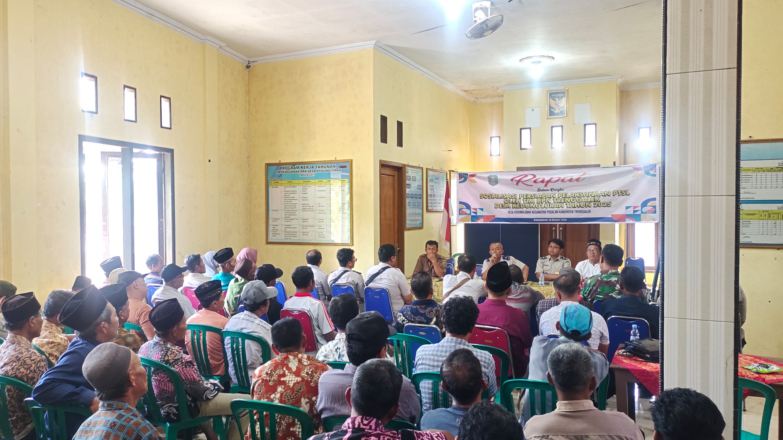 Kantor Pertanahan Kabupaten Trenggalek lakukan Sosialisasi dan Penyuluhan Pra PTSL 2025