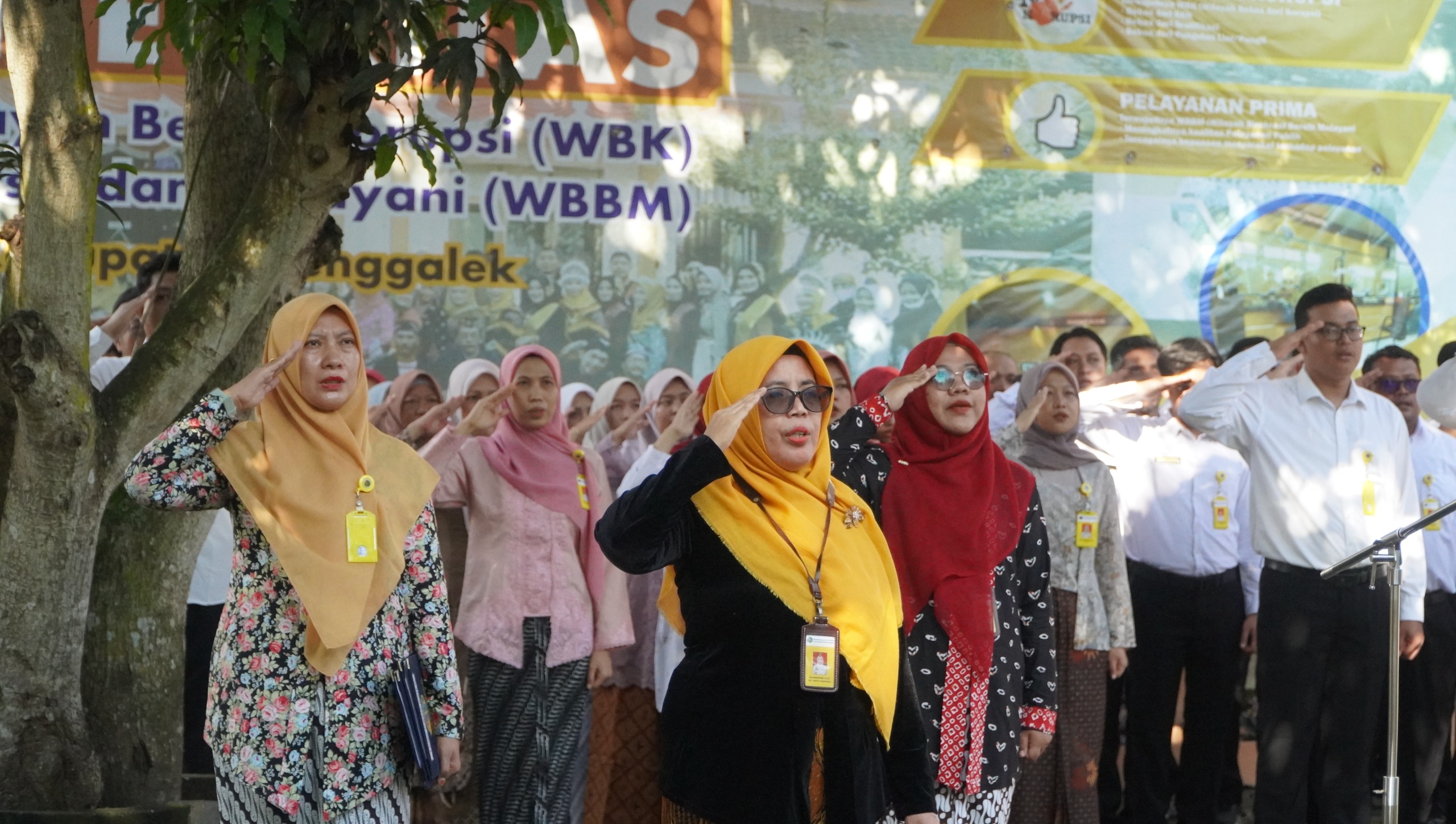 Kantor Pertanahan Kabupaten Trenggalek, Gelar Upacara Peringatan Hari Ibu ke-96